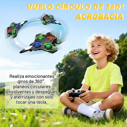 avión de espuma teledirigido